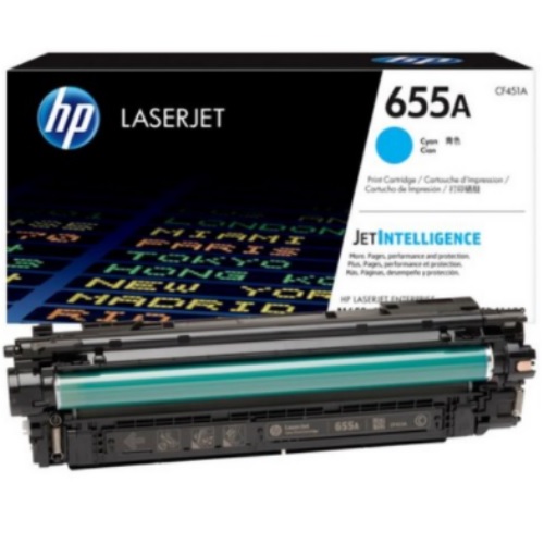 HP 벌크 655A (CF451A) 파랑 (유통기간경과)