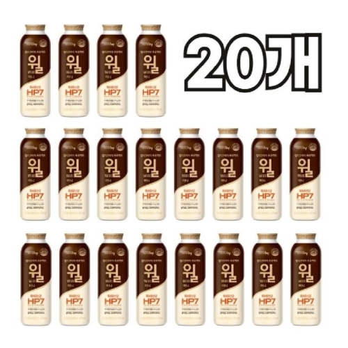 한국야쿠르트 헬리코박터 프로젝트 윌 미니 80ml (20개)