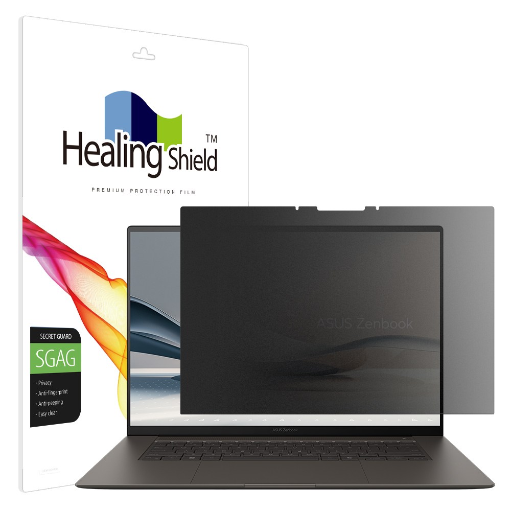 폰트리 힐링쉴드 ASUS 젠북 S 16 OLED UM5606WA 프라이버시 저반사 사생활 보호필름_이미지