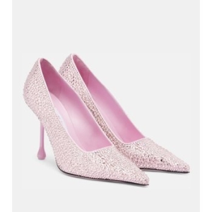 지미추 Ixia 95 임벨리시드 새틴 펌프스 P01071022_이미지