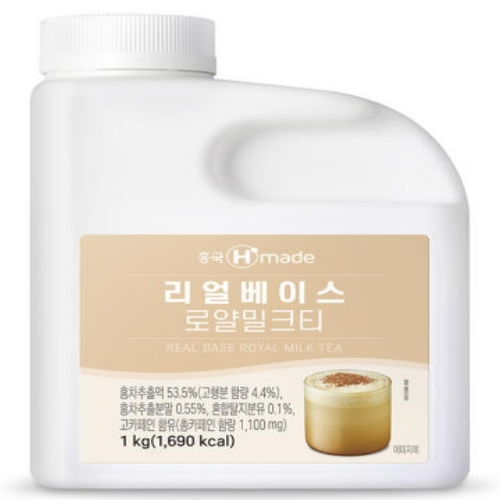 흥국에프앤비 리얼베이스 로얄밀크티 1kg (1개)_이미지