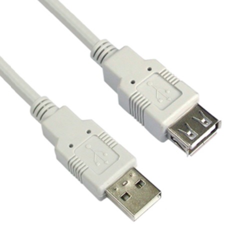 강원전자 NETmate USB 2.0 (A-A) (M/F) 연장 케이블 (NMC-UF230, 3m)_이미지