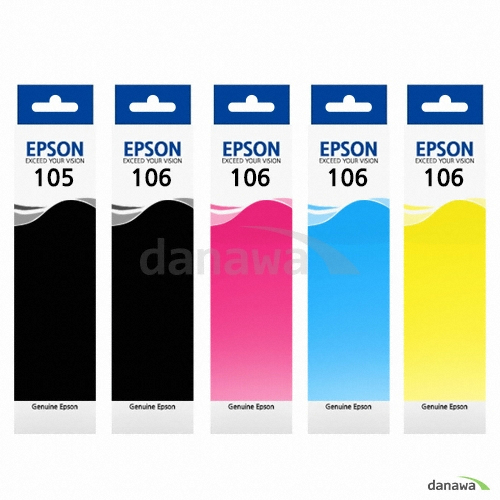 Epson 정품 105/106 (T00Q140, T00R140, T00R240, T00R340, T00R440) 5색 세트