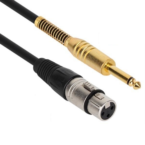 강원전자 XLR 캐논(F) to 5.5mm 모노 AUX 케이블 (NMC-XLR506F, 6m)_이미지