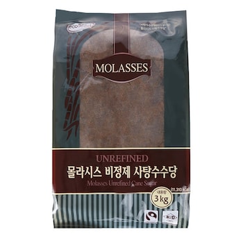 썬앤지 몰라시스 비정제 사탕수수당 3kg