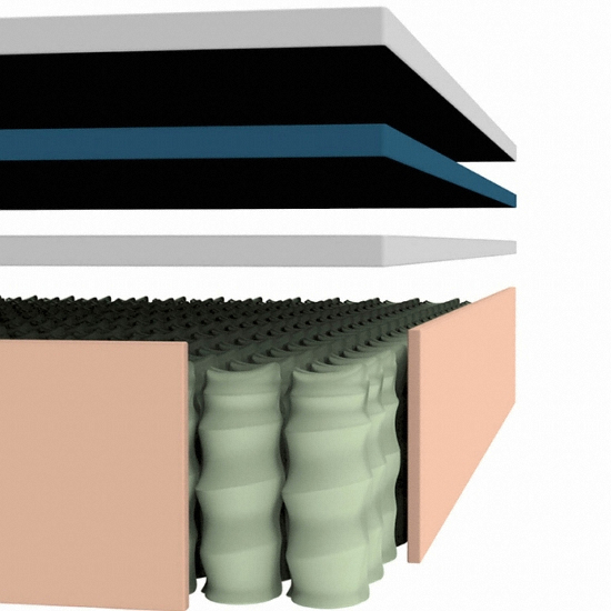 지누스 1500H 침대 Q (25cm얼티마에어하이브리드)_이미지
