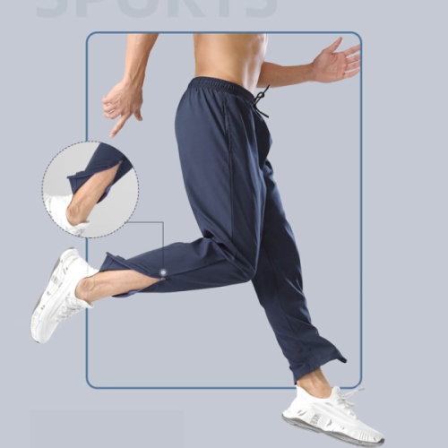 리빌모아 남자 밴딩 발목 지퍼 조거팬츠 면바지 운동복 남자바지 캐주얼바지 밴딩팬츠 LD-PTA-LD963-블랙_이미지