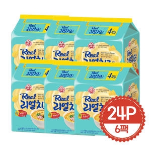 오뚜기 리얼치즈 라면 135g (24개)