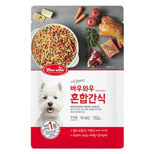 바우와우 혼합간식 150g (5개)_이미지