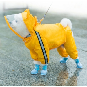 강아지 우비  노란 곰 (XXL)_이미지