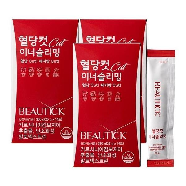 지엔씨 뷰틱 혈당컷 이너슬리밍 14포 (3개)_이미지