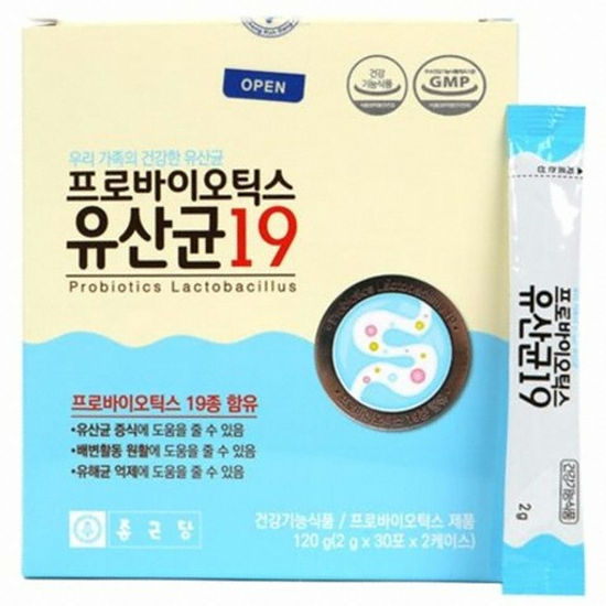 종근당건강  프로바이오틱스 유산균19 60포 (1개)