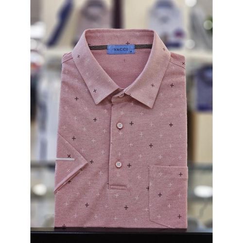 바찌 세이브존07 반팔 프린트 카라 티셔츠 VTN2BR206