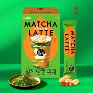 쟈뎅 까페모리 제주 말차 땅콩라떼 21g 10개입 (2개)_이미지