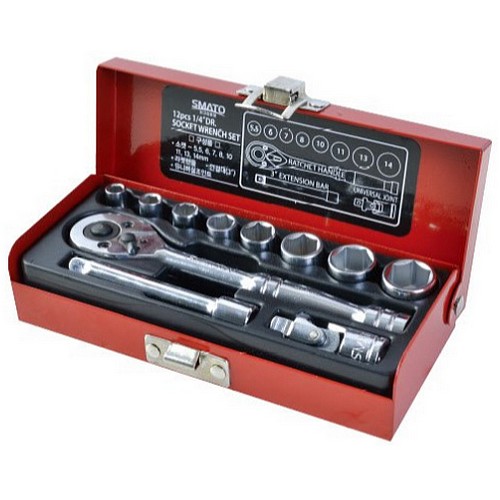 스마토 육각 소켓렌치세트 1/4인치 (12pcs)