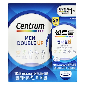 센트룸 맨 더블업 멀티비타민 미네랄 112정
