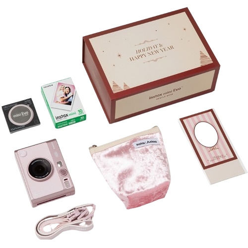 후지필름 INSTAX 미니 에보 젠틀로즈 (홀리데이 에디션)
