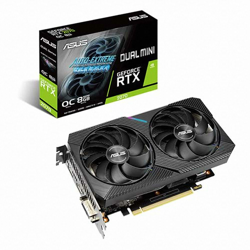 ASUS DUAL 지포스 RTX 2070 O8G MINI D6 8GB_이미지