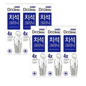 2080 닥터크리닉 치석 치약 120g (6개)_이미지