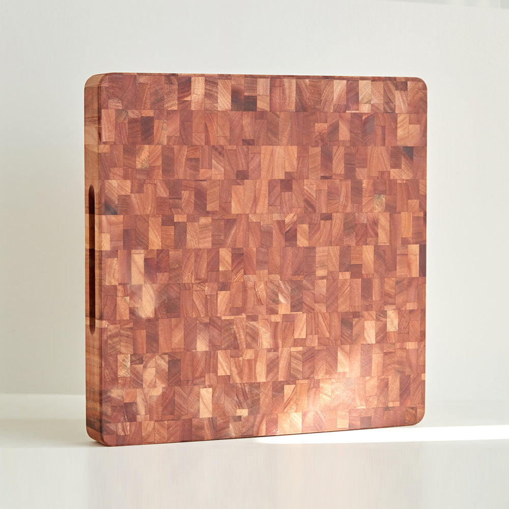 트라몬티나 엔드그레인 아프리카 마호가니 우드 도마_이미지