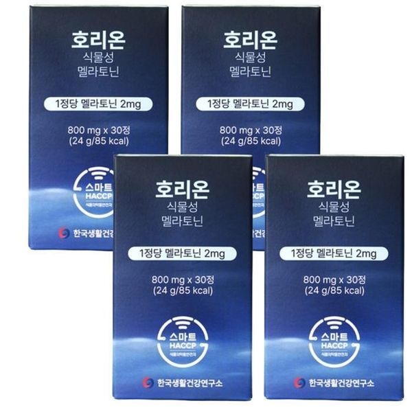 한국생활건강연구소 호리온 멜라토닌 30정[4개]