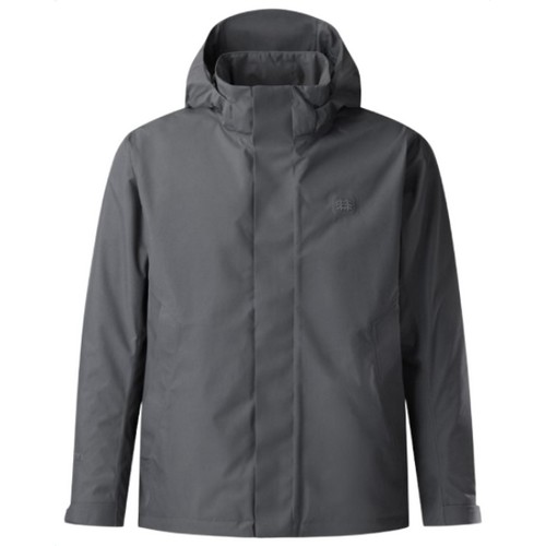 코오롱스포츠 고어텍스 후드 디테쳐블 방수 재킷 JWJGX26271DGY_이미지