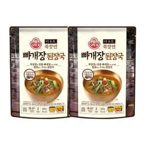 오뚜기 빠개장 된장국 500g (2개)