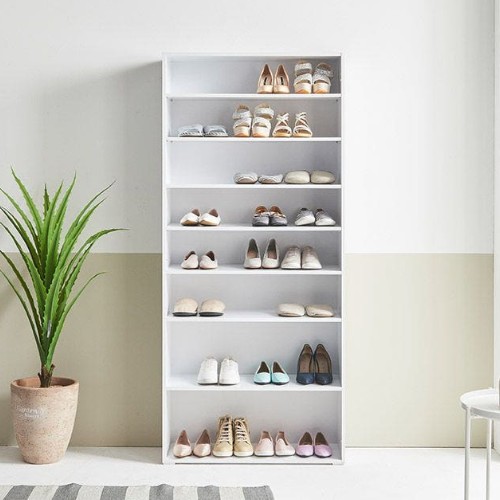 데코레시피 깔끔 높은 오픈형 신발장 800