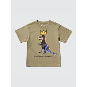 유니클로 아동 키즈 주니어 공룡 반팔 티셔츠 UT 아카이브 UT 그린 470900_이미지