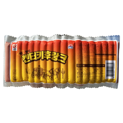 사조오양 빅켄터키 후랑크 1kg (10개)_이미지