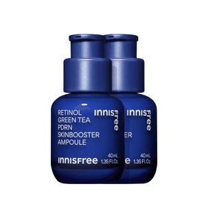 아모레퍼시픽 이니스프리 레티놀 그린티 PDRN 스킨부스터 앰플 40ml (2개)