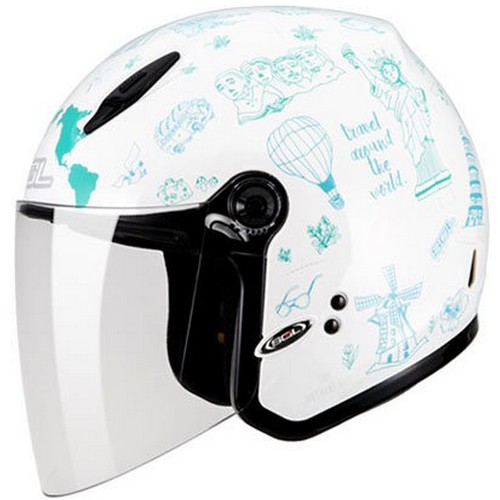 27Y 트래블 화이트블루민트 헬멧