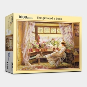 직소퍼즐 1000피스 독서하는소녀  PL1286-퍼즐카페_이미지