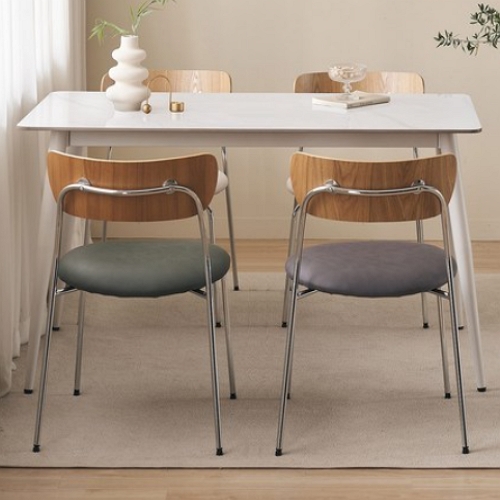 잉글랜더 타볼라 피칸 통세라믹 식탁 1250 (의자4개)