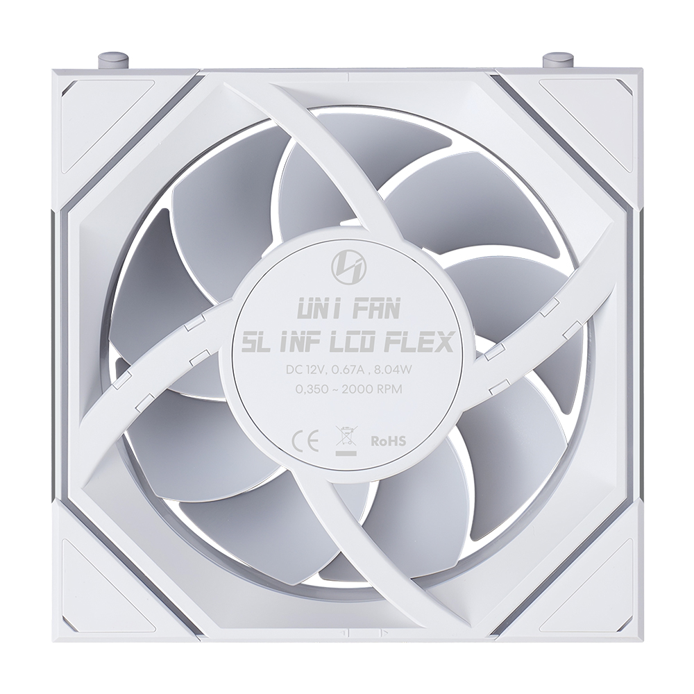 리안리 UNI FAN SL-INF LCD FLEX 120 (화이트)_이미지
