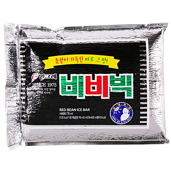 빙그레 비비빅 6개입 420ml (1개)