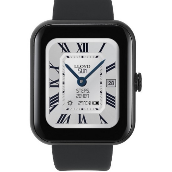 안산컬렉션 L2 사각 스마트워치 LL3N21501LBB