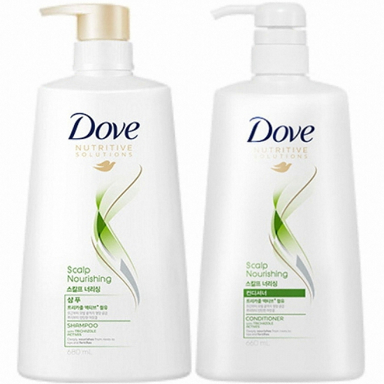 도브 스칼프 너리싱 샴푸+컨디셔너 2종 세트_이미지