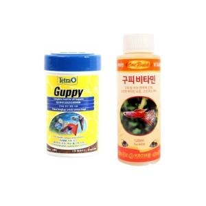 테트라 구피푸드 100ml + 구피비타민 120ml_이미지