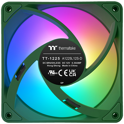 써멀테이크 CT120 EX Reverse ARGB Sync (3팩, 레이싱 그린)_이미지
