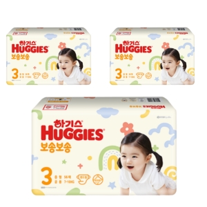 유한킴벌리 하기스 2022 보송보송 밴드형 3단계-공용 (168매)