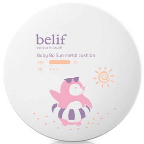 빌리프 해피 보 선 메탈 쿠션 15g (1개+리필1개)