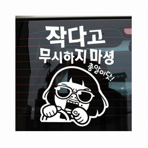 제제데코 작다고 무시하지 마셩 총알이닷 (일반스티커)_이미지