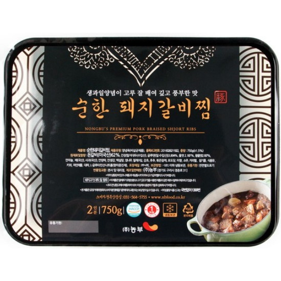 (주)농부 오늘고기 순한 돼지갈비찜 750g이미지입니다. 누르면 해당 게시물로 새창이동합니다.