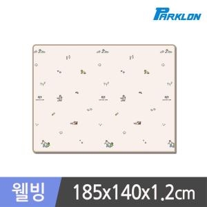  파크론 PE 웰빙 놀이방매트 웨이브그레이 185x140x1.2cm [1개]