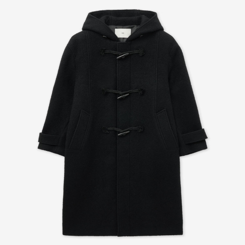 TNGT 울 BouCLE DuffLE 코트 아우터 블랙 4306312_이미지