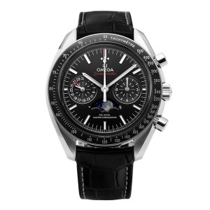 304.33.44.52.01.001 스피드마스터 문워치 코액시얼 문페이즈 크로노그래프 남성