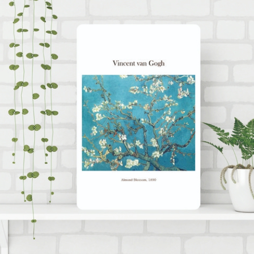 가온 고흐-아몬드꽃 접이식 액자테이블 (60x40cm)