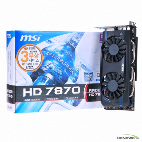 MSI �󵥿� HD 7870 OC D5 2GB �Ƹ� 2X