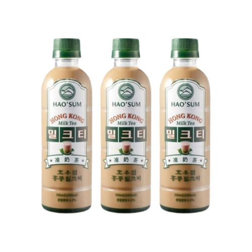 한국야쿠르트 호우섬 홍콩 밀크티 350ml (3개)_이미지
